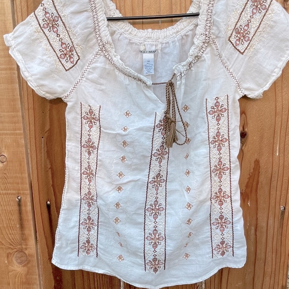 🌼Lucky brand top.🌼